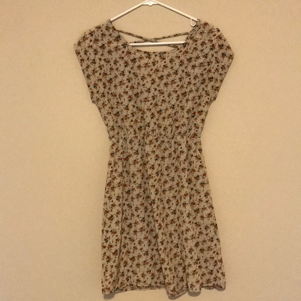 Silk flower dress